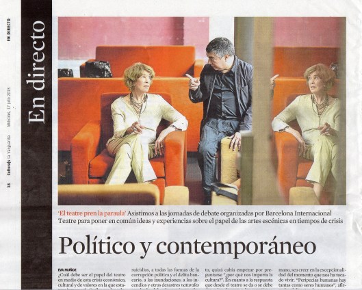 Foto El teatre...